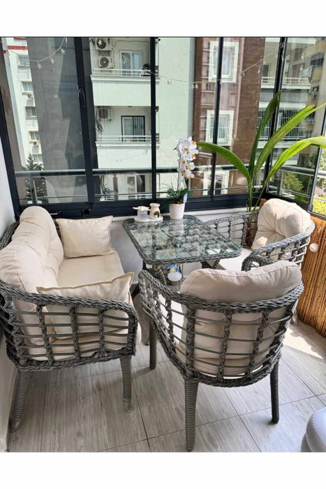 Hanah Home Conjunto de Jardín Manolya - Mink Hanah Home Conjunto de Jardín Manolya - Mink